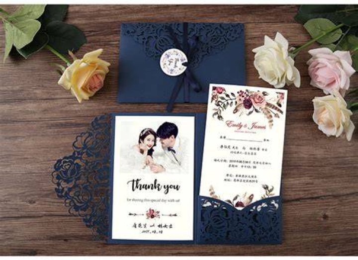 A lot of wedding invitation companies can provide a choice of templates