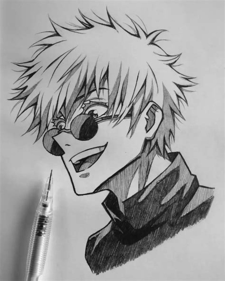 Anime drawings Real anime anime Desenhos de penteados, Cabelo de