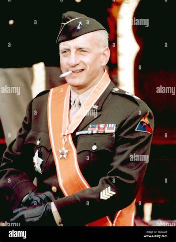 C Scott In The 1970 Film Patton 8x10 Publicity Photo Dd 192