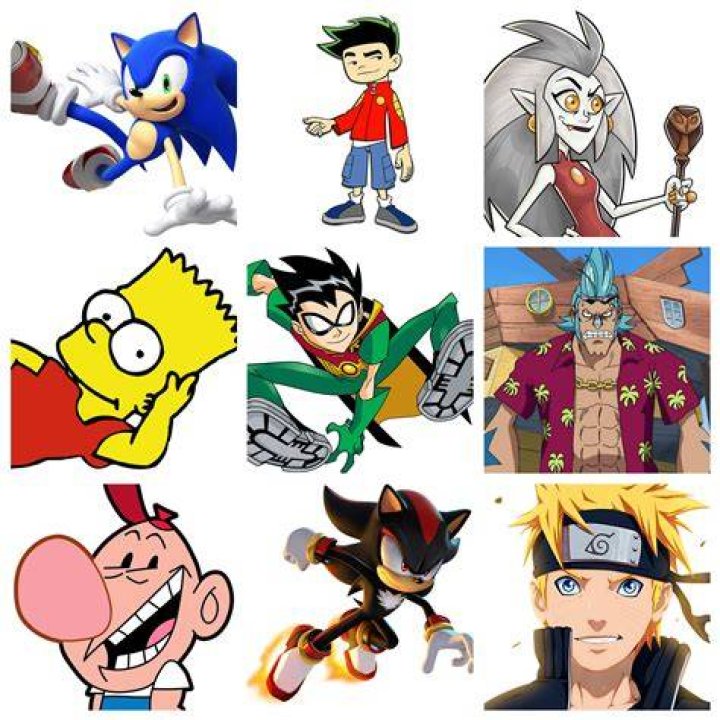 Discover The Enchanting World Of Cartoon Characters With Middle Part Hair