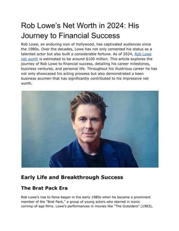 Discoveries In His Net Worth Journey