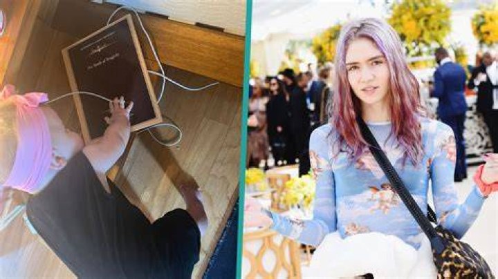 Grimes Shares Adorable Video of 10MonthOld Son X AE AXii Playing on