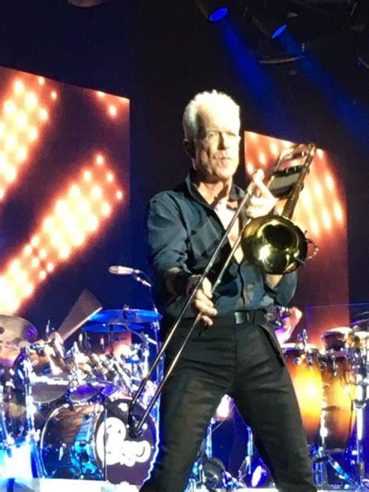 James Pankow of CHICAGOtheBand 50th Anniversary Tour. Photo by Steve
