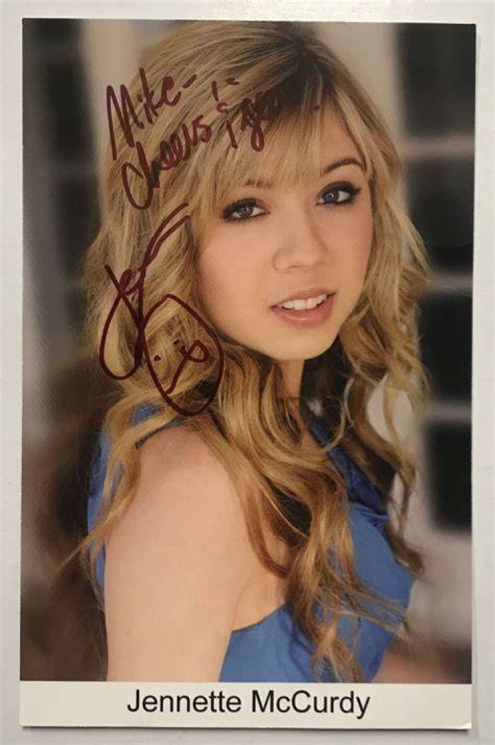 McCurdy Signed I'm Glad My Mom Died Hardcover Book Autograph
