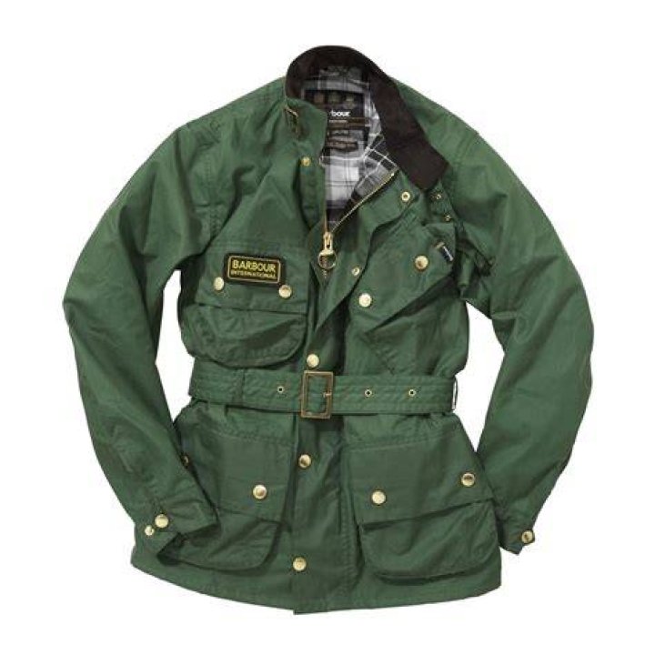 Mens Barbour International green x Steve McQueen Watch Sweatshirt
