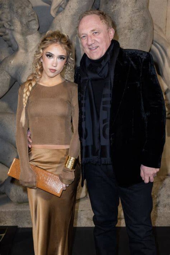 Photo Valentina Paloma Pinault et son p&egrave;re Fran&ccedil;ois Henri Pinault