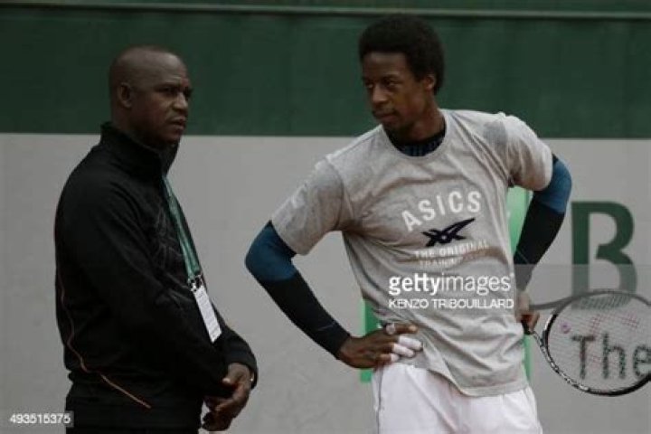 Rufin Monfils, father of France's Gael Monfils attends his son's
