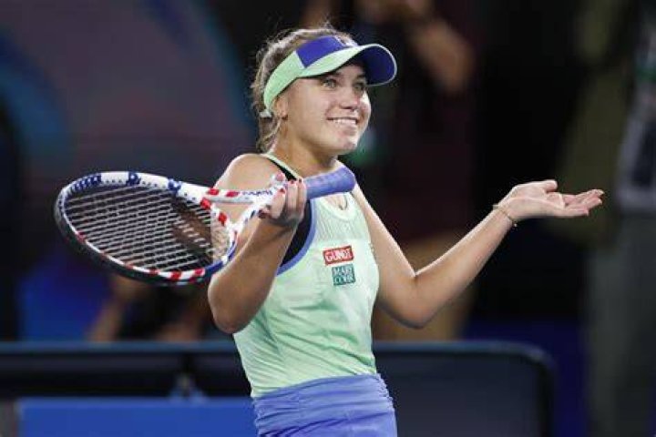 Sofia Kenin young American tennis player rising on the WTA Tour
