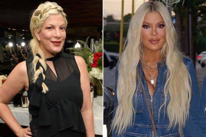 Tori Spelling looks unrecognizable during night out