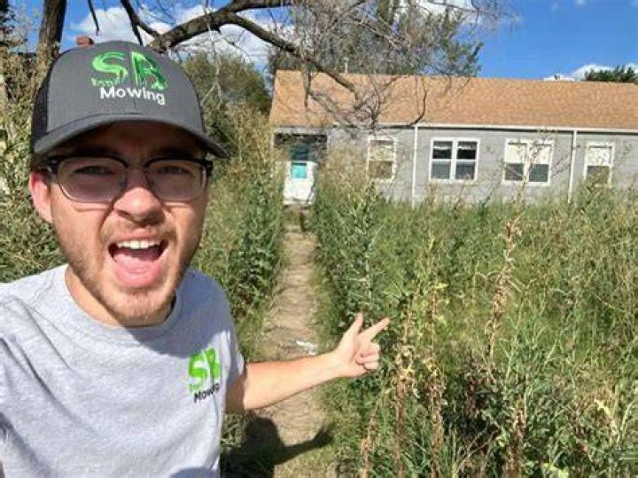 With SB Mowing, this Wichita man turns overgrown lawns into
